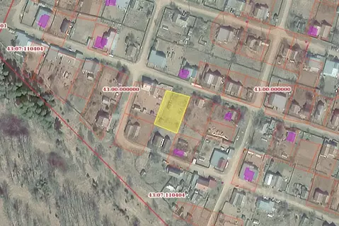 Участок в Кировская область, Вятскополянский район, пос. Усть-Люга ...