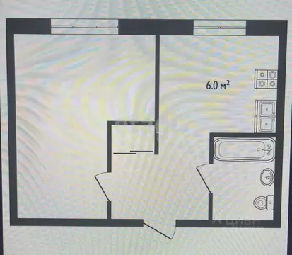 1-к кв. Саратовская область, Балашов Юбилейная ул., 32 (20.8 м)