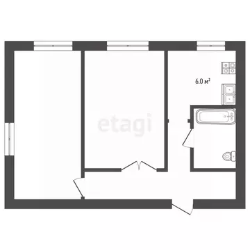 2-к кв. Московская область, Дмитровский муниципальный округ, ...