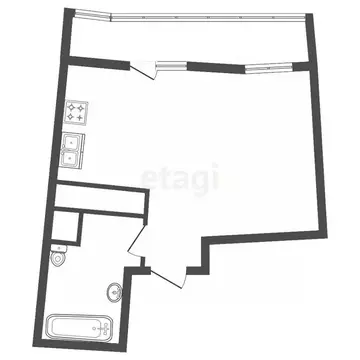 Студия Санкт-Петербург Планерная ул., 91к2 (21.87 м)
