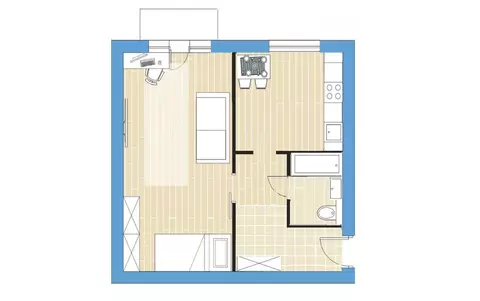 1-к кв. Волгоградская область, Волгоград ул. Солнечникова, 3 (37.5 м)