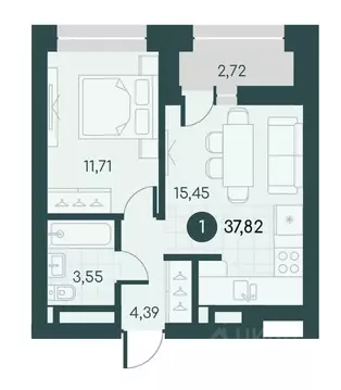 1-к кв. Курганская область, Курган Малиновые высоты жилой комплекс ...