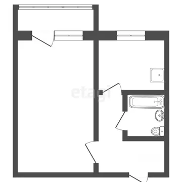 1-к кв. Бурятия, Улан-Удэ Солнечная ул., 37 (34.0 м)