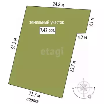 Участок в Костромская область, Костромской район, Бакшеевское с/пос, ...