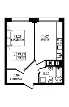 1-к кв. Адыгея, Тахтамукайский район, Яблоновский пгт Луговая ул., 7А ...
