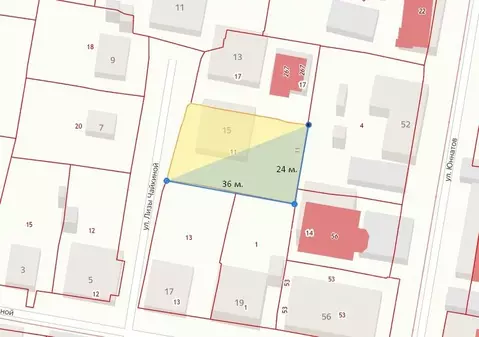 Участок в Новосибирская область, Новосибирск ул. Лизы Чайкиной, 15 ...
