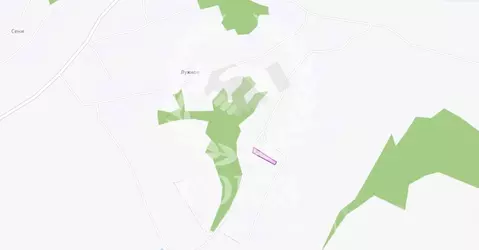 Участок в Калужская область, Дзержинский район, Сени с/пос, д. Лужное  ...