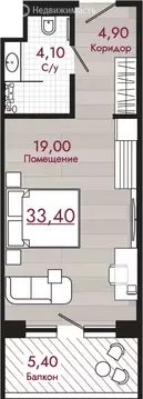 Квартира-студия: Краснодарский край, Туапсинский муниципальный округ, ...