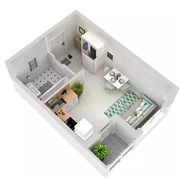 1-комнатная квартира: Ижевск, Воткинское шоссе, 83к2 (31.4 м)