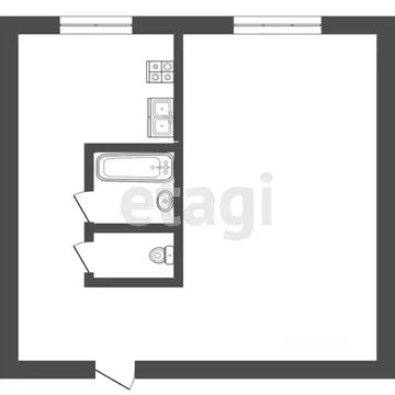 1-к кв. Мордовия, Саранск Серадзская ул., 25 (33.2 м)