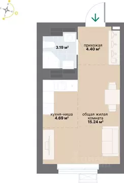 Студия Свердловская область, Екатеринбург Южный жилрайон, Лайв жилой ...