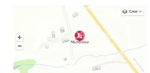 Участок в Удмуртия, Сарапульский район, д. Мыльники Нагорная ул., 20 ...