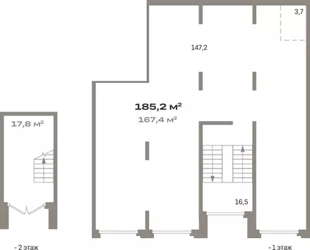 Помещение свободного назначения (185.21 м)