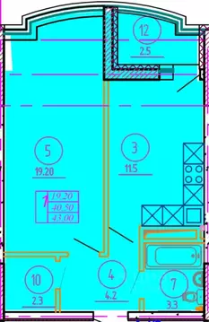 1-к кв. Оренбургская область, Оренбург Слесарный пер., 7 (40.7 м)