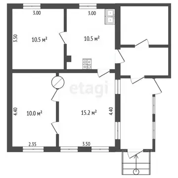 Дом в Мордовия, Саранск ул. Верещагина, 29 (46 м)