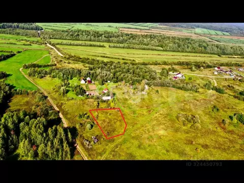 Участок в Ленинградская область, Волховский район, Иссадское с/пос, д. ...