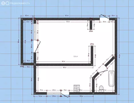 1-комнатная квартира: Шелехов, 4-й квартал, 20 (33.5 м)