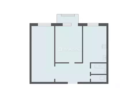 2-к кв. Тульская область, Донской ул. Октябрьская, 65 (43.4 м)