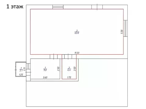 Помещение свободного назначения в Удмуртия, Игринский район, с. Зура ...