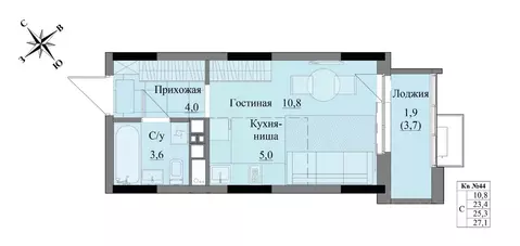 Студия Удмуртия, Ижевск Краски Леса жилой комплекс (25.3 м)