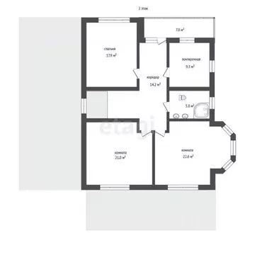 Дом в Мордовия, Лямбирский район, Берсеневское с/пос, пос. ...