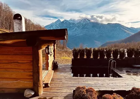 Дом в Краснодарский край, Сочи Красная Поляна пгт, 2-й Садовый мкр, ...