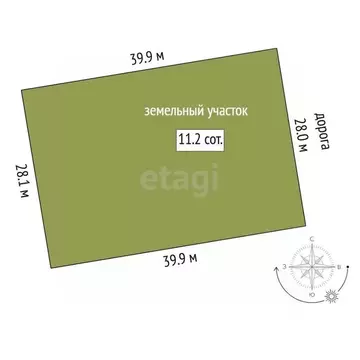 Участок в Тюменская область, Тюменский муниципальный округ, с. Кулига, ...