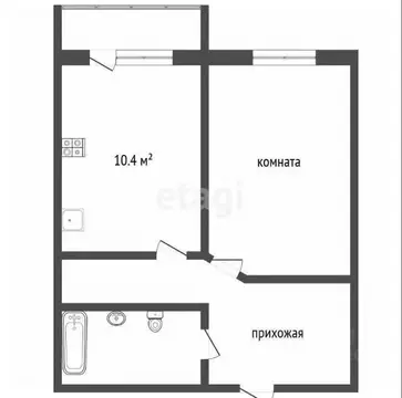 1-к кв. Ярославская область, Ярославль ул. Щорса, 5 (40.1 м)