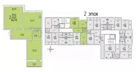 2-к кв. Белгородская область, Белгородский район, Разумное рп ул. ...