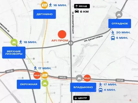 Склад в Москва Алтуфьевское ш., 27АС2 (908 м)