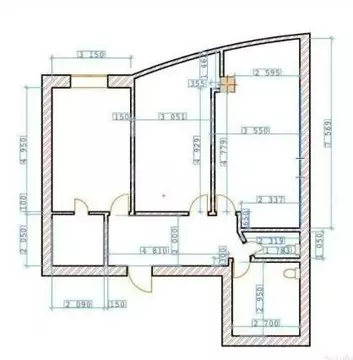 2-комнатная квартира: Барнаул, Партизанская улица, 76 (84.7 м)