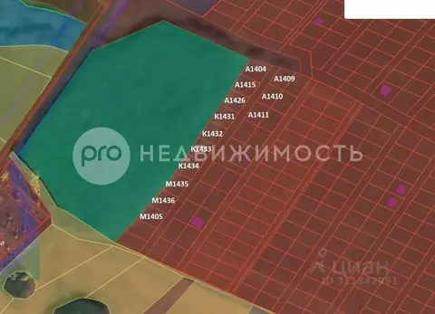 Участок в Рязанская область, Рыбновский район, Баграмовское с/пос, ...