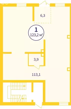 Помещение свободного назначения (123 м)
