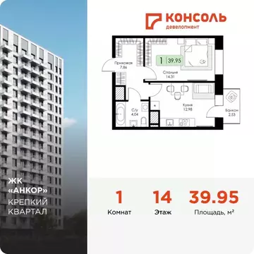 1-к кв. Нижегородская область, Нижний Новгород 15-й Канавинского ...