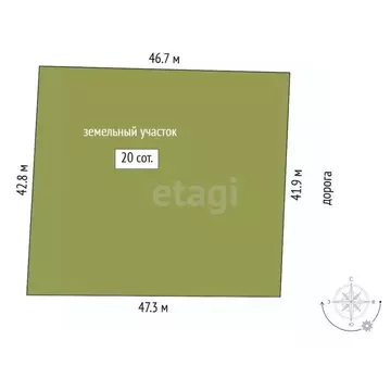 Участок в Тюменская область, Тюменский район, д. Ушакова Заречная ул. ...