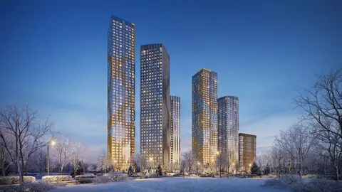 3-к кв. Москва Левел Мичуринский жилой комплекс, к10 (78.0 м)