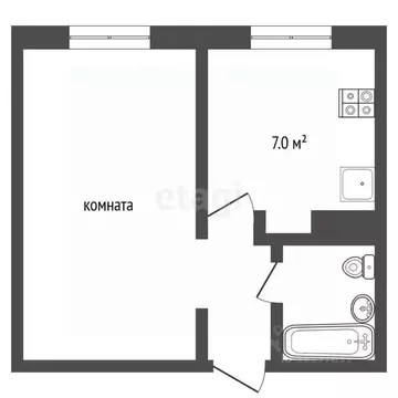 1-к кв. Ямало-Ненецкий АО, Новый Уренгой Строителей мкр, 7/2 (33.5 м)