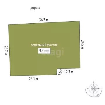 Участок в Ленинградская область, Тосненский район, Федоровское ...