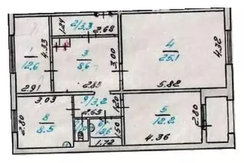 3-к кв. Сахалинская область, Южно-Сахалинск Комсомольская ул., 241Б ...
