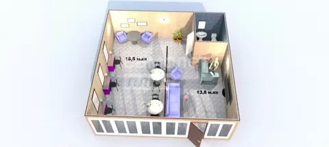 1-к кв. Башкортостан, Кумертау ул. Карла Маркса (35.0 м)