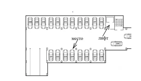 Гараж в Санкт-Петербург ул. Архивная, 11к1 (16 м)