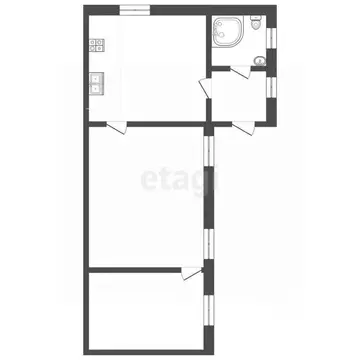 2-к кв. Смоленская область, Смоленск Автозаводская ул., 36А (50.0 м)