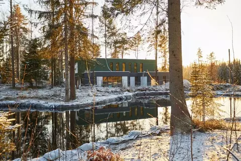 Коттедж в Ленинградская область, Выборгский район, Первомайское с/пос, ...