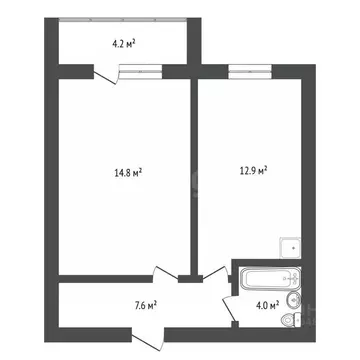 1-к кв. Амурская область, Благовещенск Игнатьевское ш., 10/2 (42.0 м)