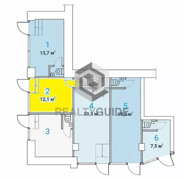 Помещение свободного назначения в Москва просп. Мира, 97 (12 м)