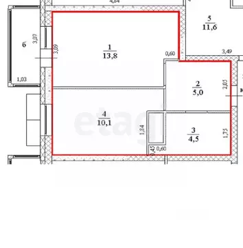 1-к кв. Ульяновская область, Ульяновск ул. Народного учителя Латышева, ...