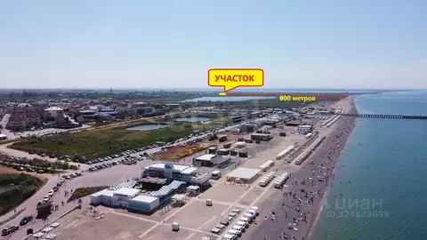 Участок в Крым, Сакский район, Ореховское с/пос, южнее СК Береговой ...