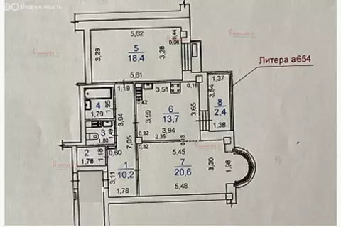 2-комнатная квартира: Екатеринбург, улица Циолковского, 27 (71 м)
