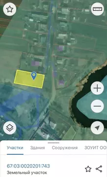 Участок в Смоленская область, Гагаринский муниципальный округ, д. ...