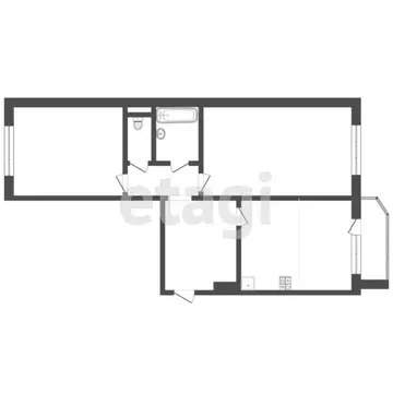 2-к кв. Тюменская область, Тюмень Широтная ул., 190к1 (66.0 м)